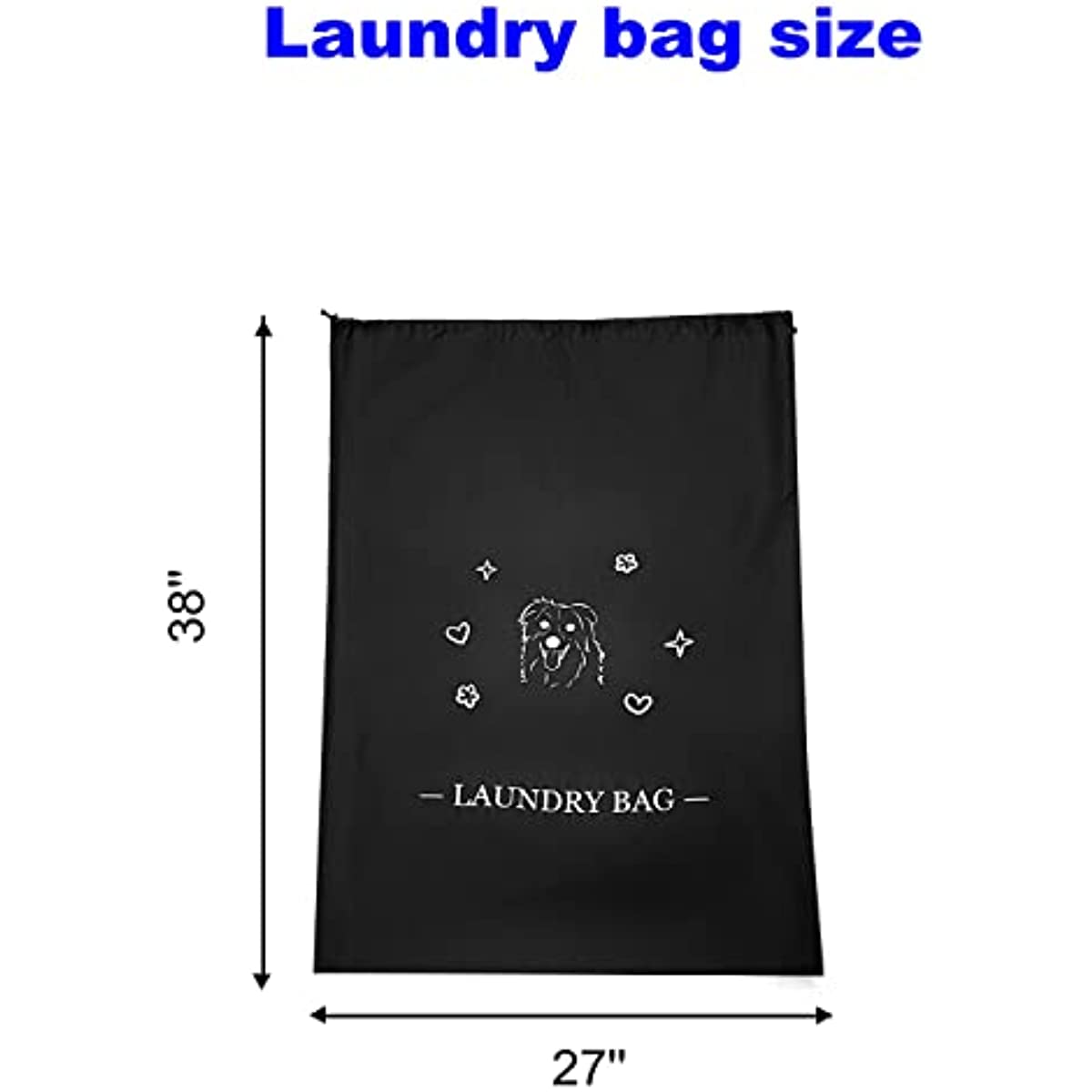 TEABAN 2pcs Durable Tear Resistant Laundry Bag